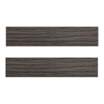 Дуб шато антрацит N02/1 Кромка (22х2) Polkemic