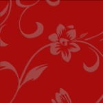 Красные цветы XZ-32801 МДФ глянец с напылением (2440х1200х18)